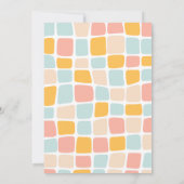 かわいいリトルモンスターセカンドバースデー招待状 招待状 (裏面)