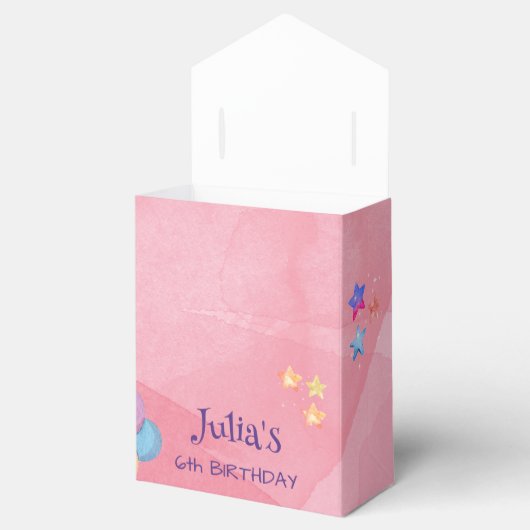 かわいいリトルモンスター子供の誕生日 フェイバーボックス (オープン)