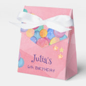 かわいいリトルモンスター子供の誕生日 フェイバーボックス (正面サイド)