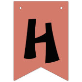 かわいいリトル忍者ハッピーバースデー バンティングフラッグ (第2の旗)