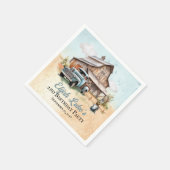 かわいいリトル農家2nd誕生日パーティー スタンダードカクテルナプキン (角)