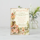 かわいいリハーサルのディナー 招待状 (スタンド正面)