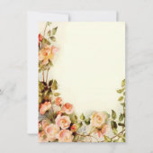 かわいいリハーサルのディナー 招待状 (裏面)