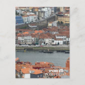 かわいいリバータウンポルトポルトガル写真旅行 シーズンポストカード (正面)
