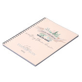 かわいいリビングあなたの夢の引用文思い出を記念 ノートブック (左側)