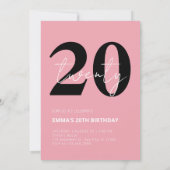 かわいいリボンの猫お誕生日おめでとう 招待状 (裏面)