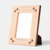 かわいいリボン レーザー彫刻フレーム (左)