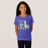 かわいいリャマ Tシャツ (正面フル)