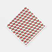 かわいいリンゴさくらんぼレッドフルーツおもしろいキッチンアニメ スタンダードランチョンナプキン (角)