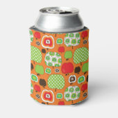 かわいいリンゴのイラストレーションパターン 缶クーラー (缶裏面)
