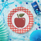 かわいいリンゴのフルーツパーティー ペーパープレート (パーティー)