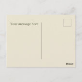 かわいいリンゴのベンダーのフルーツ愛好家の果樹果肉を追加文字 ポストカード (裏面)