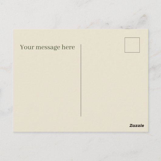 かわいいリンゴのベンダーのフルーツ愛好家の果樹果肉を追加文字 ポストカード (裏面)