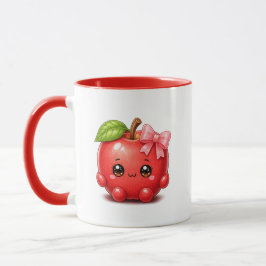 かわいいリンゴのマグカップ マグカップ