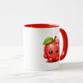 かわいいリンゴのマグカップ マグカップ (正面右)