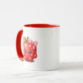 かわいいリンゴのマグカップ マグカップ (正面左)