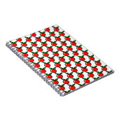 かわいいリンゴまたはさくらんぼ、おもしろいキッチンフルーツマンガ ノートブック (右側)