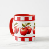 かわいいリンゴ好きのフルーツキッチン マグカップ (正面左)