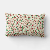 かわいいリンゴ枕 ランバークッション (裏面)