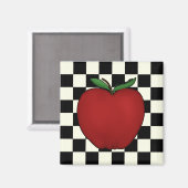 かわいいリンゴ磁石 マグネット (正面/裏面)