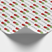 かわいいリンゴ ラッピングペーパー (角)