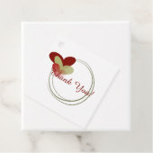 かわいいリースとハート フェイバータグ (インサイチュ)