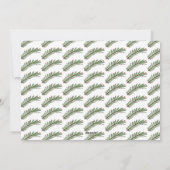 かわいいリースメリークリスマスホリーカード シーズンカード (裏面)