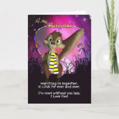 かわいいリーズFootballyファンのバレンタインデーカード シーズンカード (正面)