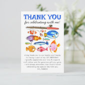 かわいいリールおもしろいキッズ魚釣り誕生日ありがとう (スタンド正面)