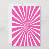 かわいいルアウ(ハワイ式宴会)誕生日パーティー招待状 招待状 (裏面)