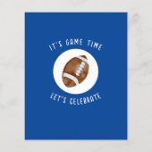 かわいいルーキーサッカー予算男の子2nd誕生日 (裏面)