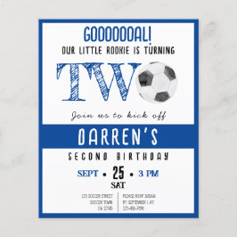 かわいいルーキーサッカー予算第2期招待状