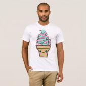かわいいレイブアイスクリームコーン Tシャツ (正面フル)