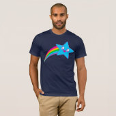 かわいいレイブネオンスターレインボー Tシャツ (正面フル)