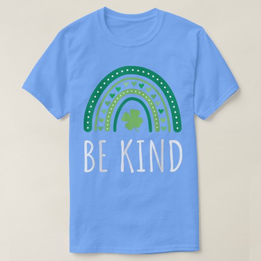 かわいいレインボーイズ親切なSt patricks dayハッピーラッキーH Tシャツ (デザイン正面)