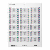 かわいいレインボーエイリアンモンスターズ ラベル (フルシート)