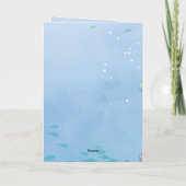 かわいいレインボーオッタホタロップス2nd誕生日パーティー 招待状 (裏面)