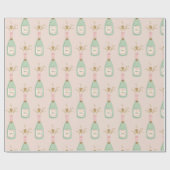 かわいいレインボーカラフルカンパーニュ ラッピングペーパー (フラット)