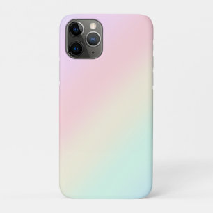 かわいいレインボーカラフルグラディエントウォーターカラーパステル iPhone 11 PROケース