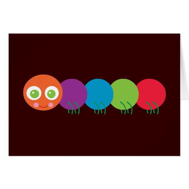 かわいいレインボーキャタピラ (正面横)