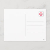 かわいいレインボーキャット、ハッピーバレンタインデー シーズンポストカード (裏面)