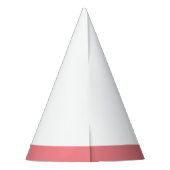 かわいいレインボークラウドかわいいパーティーパステルカラー パーティーハット (裏面)