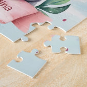 かわいいレインボーコアラパーソナライズされたキッズ ジグソーパズル (側面)