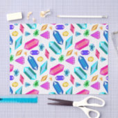 かわいいレインボージェムジュエリー 薄葉紙 (クラフト)