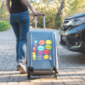 かわいいレインボースタックマカロン シール (スーツケースインサイチュ)