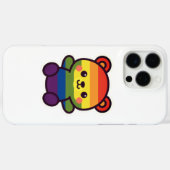 かわいいレインボーテディ – かわいいLGBTQ+プライドプラッシュ Case-Mate iPhoneケース (裏面 (横))