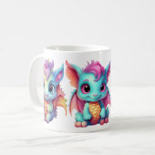 かわいいレインボードラゴン3 モーフィングマグカップ (正面左)