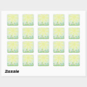 かわいいレインボーハウスオンヒルズ スクエアシール (シート)