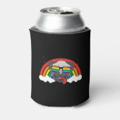 かわいいレインボーパグ 缶クーラー (缶裏面)