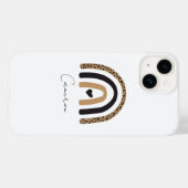 かわいいレインボーヒョウ柄 Case-Mate iPhoneケース (裏面 (横))